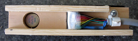 mounting board with cable
